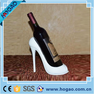High Heel Polyresin Animal Print Wine Bottle Holder