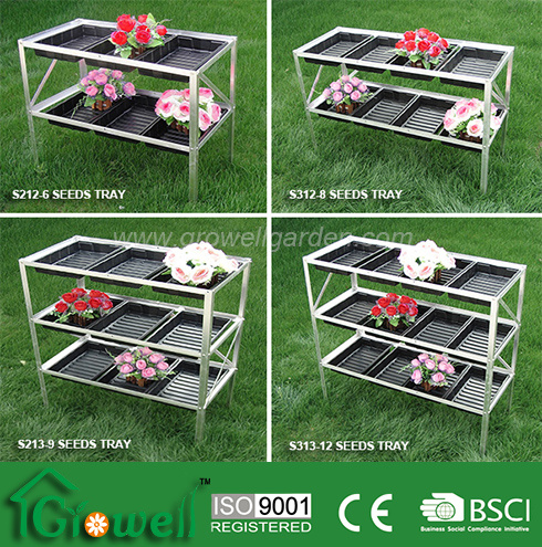 Aluminium Seed Trays Shelving for Greenhouse