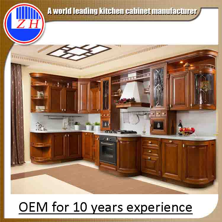 China Cheap PVC Kitchne Cabinets Hotel Project (customized)