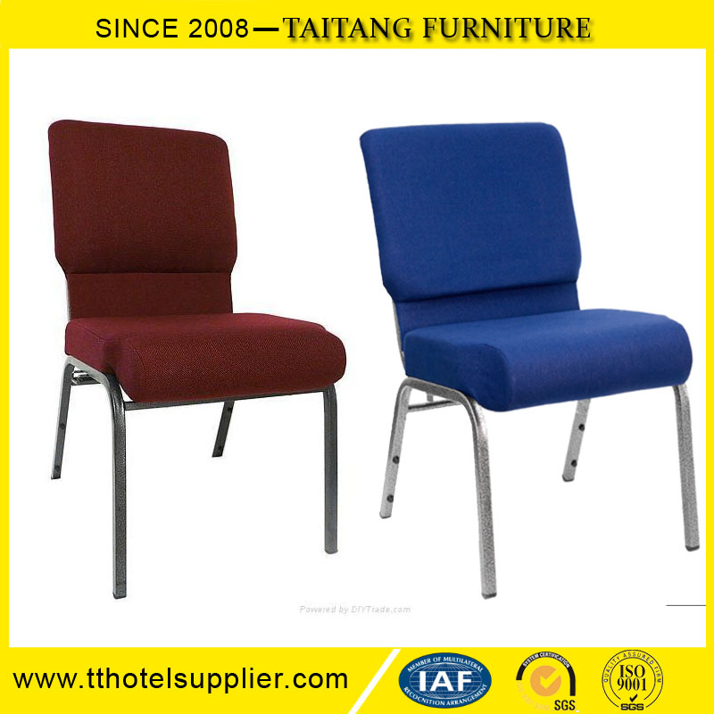 Chinese Strong Iron Metal Padded Chair