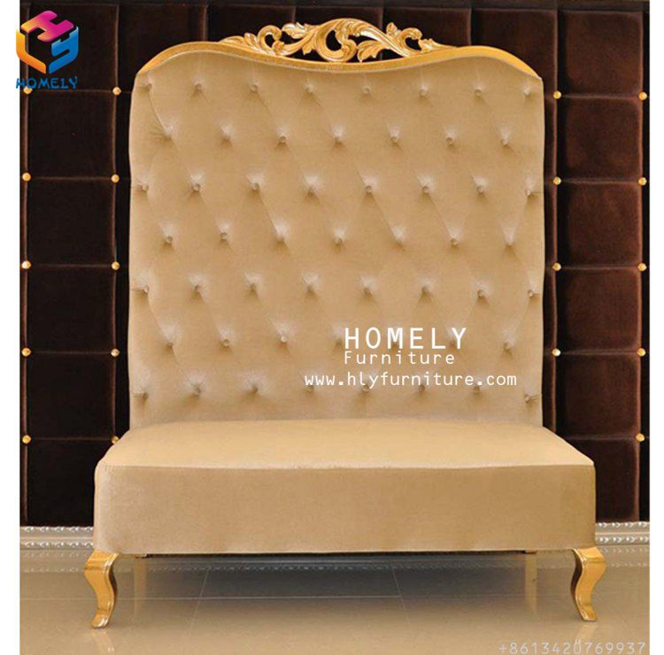 China Luxury Antique Classic King and Queen Double Wedding Throne Chair