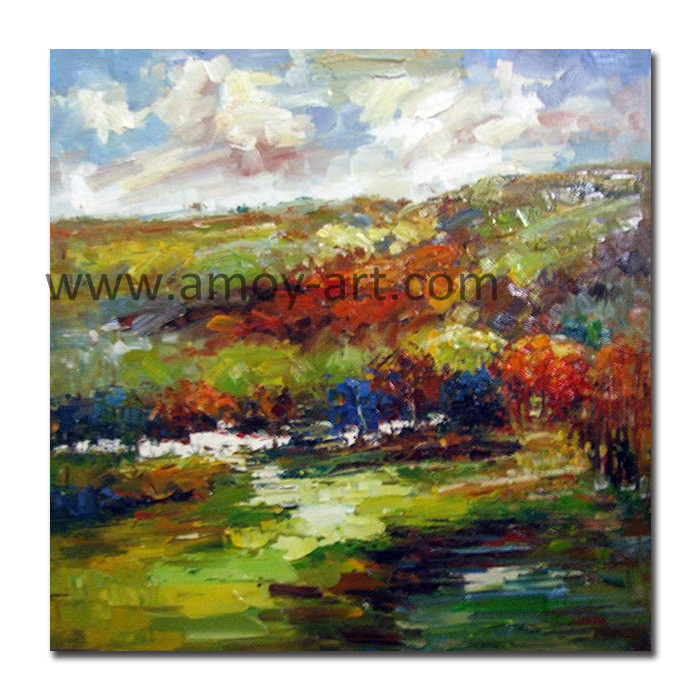High Quality Abstract Landscape Oil Painting Wall Art Furniture