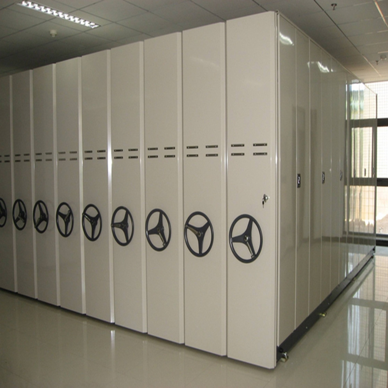 Steel Archives Mobile Shelving/Metal Movable Compactor Mobile Filing Cabinet
