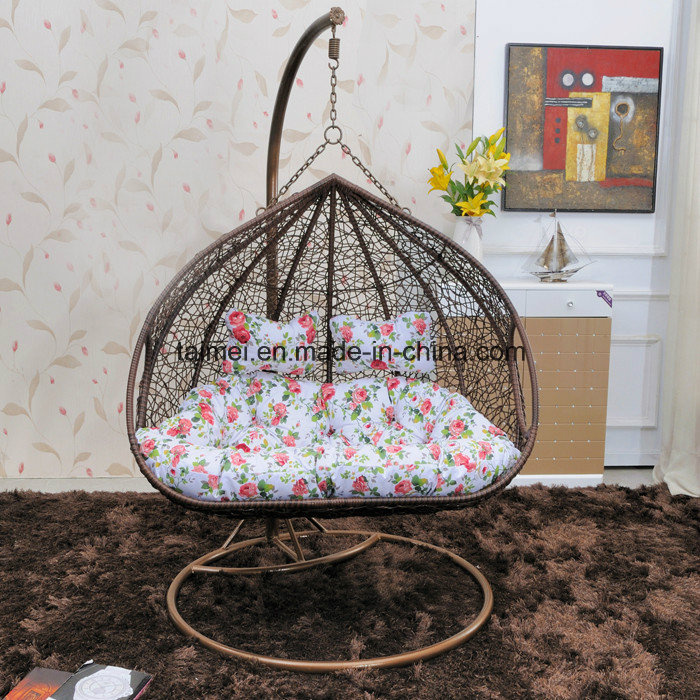 Double with Arm Rest Swing Chair