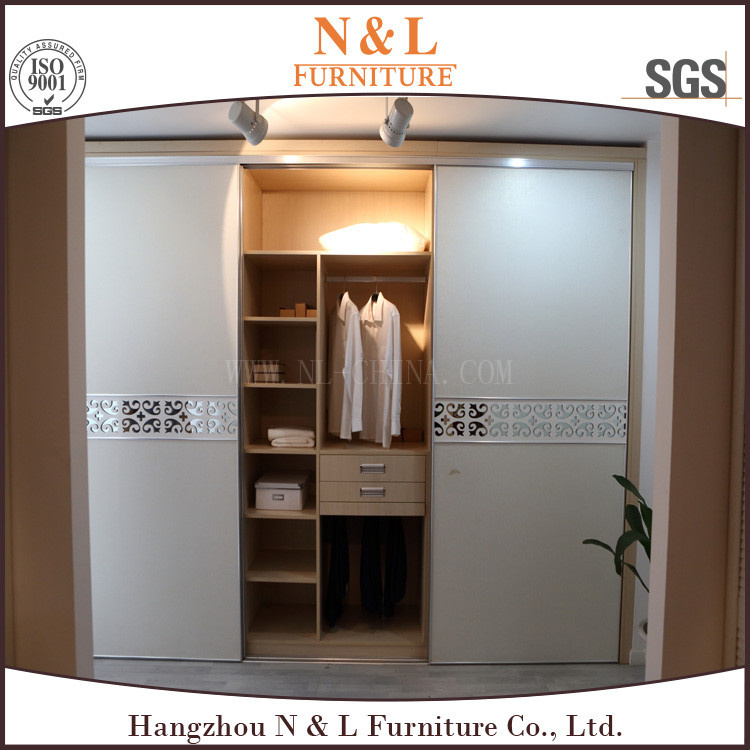 Three Sliding Doors Melamine Sliding Wardrobe