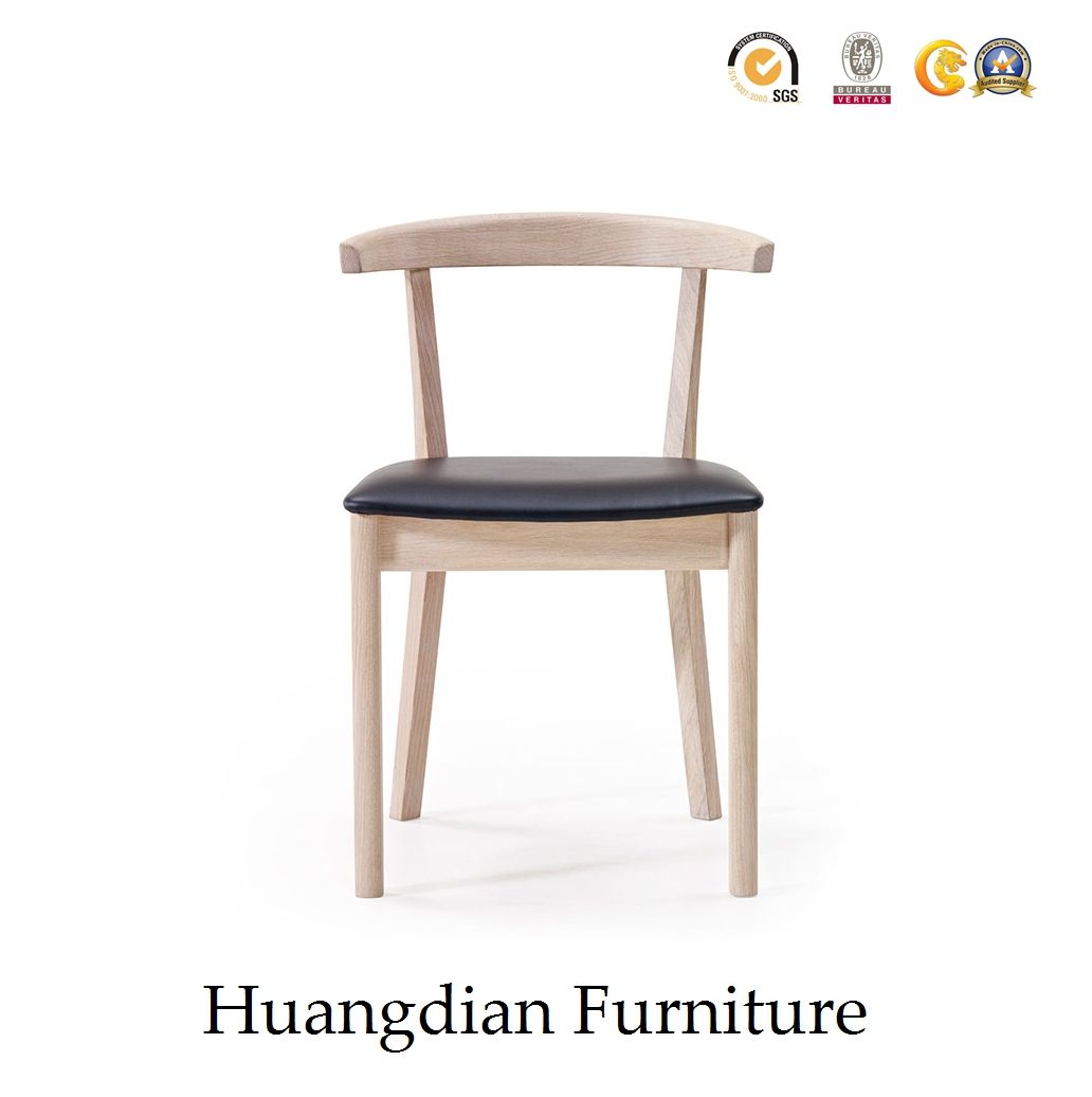 Modern Restaurant Seating Ash Wood Dining Chair (HD695)