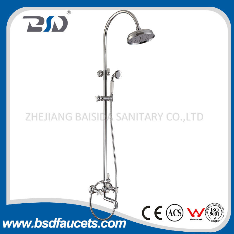 Popular High Quality Brass Shower Set with Brass Handle Shower