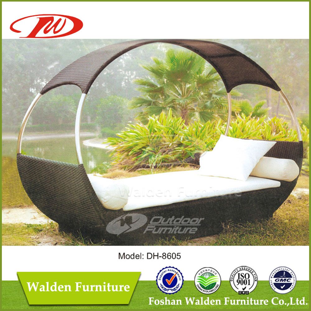 Beach/Outdoor/Garden Rattan Sunbed (DH-8605)