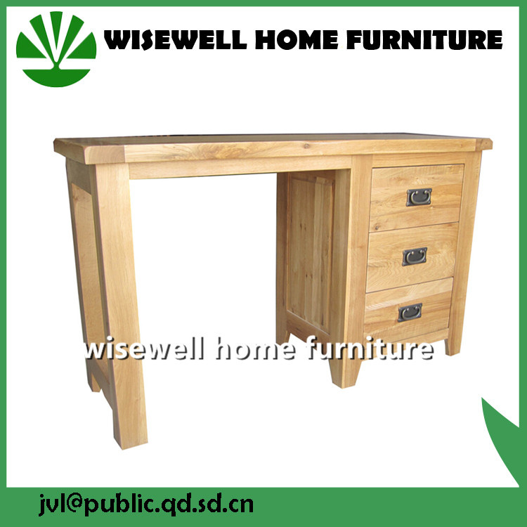 Solid Oak Laptop Computer Desk Table