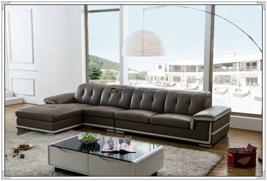 Europe Modern Leather Sofa in Living Room Furniture (M316)