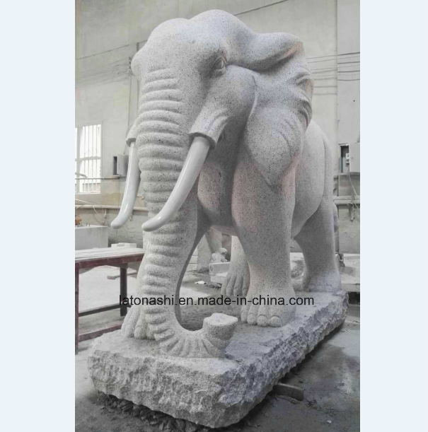Large Garden Granite Elephone Statue for Landscape