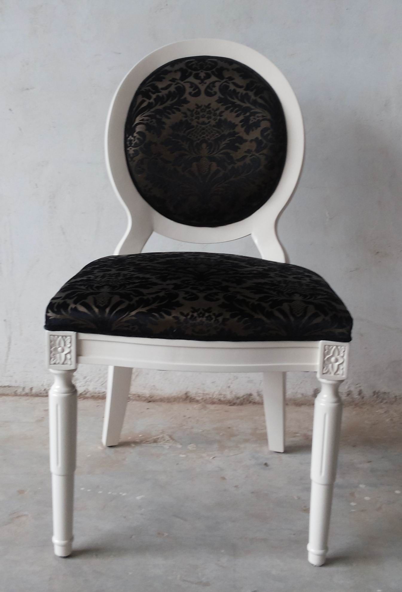 French Style Wood Restaurant Dining Chair (DC-095)