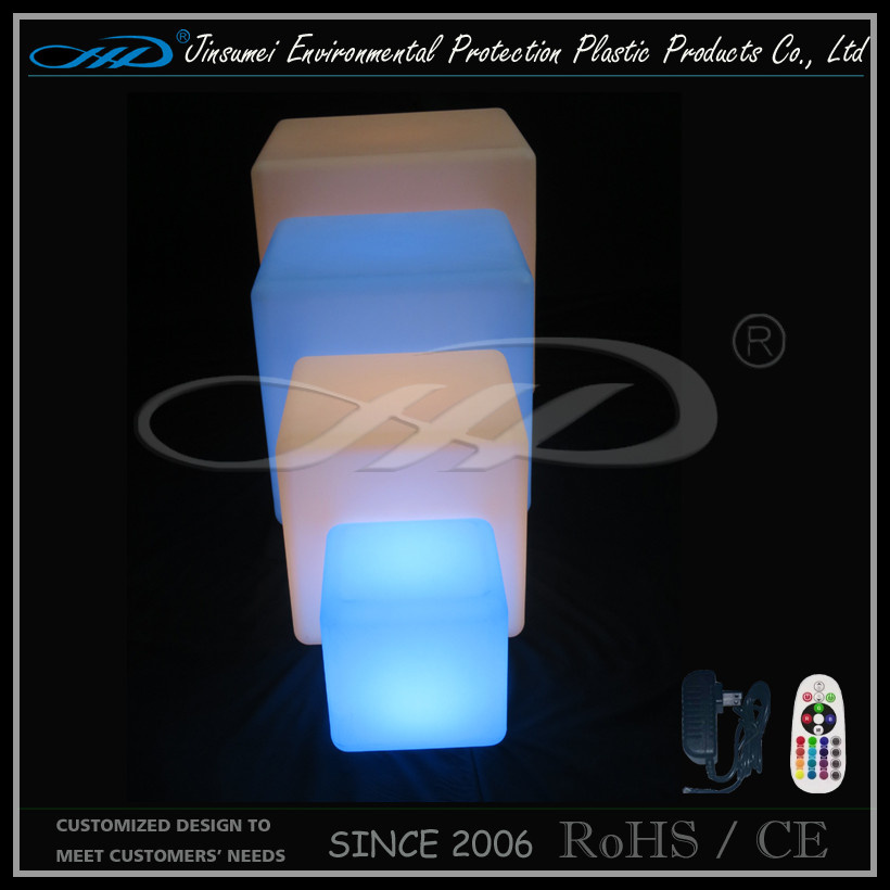 LED Furniture Cube Chairs with Illumination Lighting