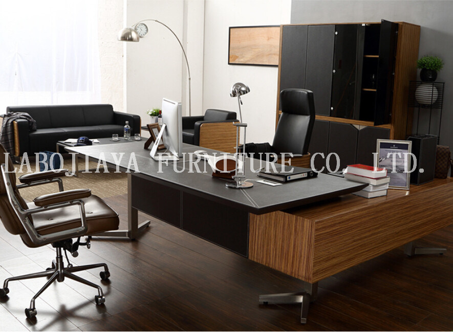 New Modern Leather PVC Office Executive Desk (V5)