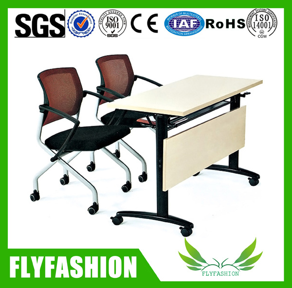 Office Folding Meeting Desk with Chair for Training