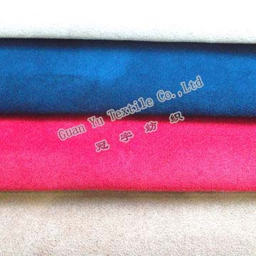 Polyester Embossed Velvet Suede Curtain / Sofa Fabric (G69-15)