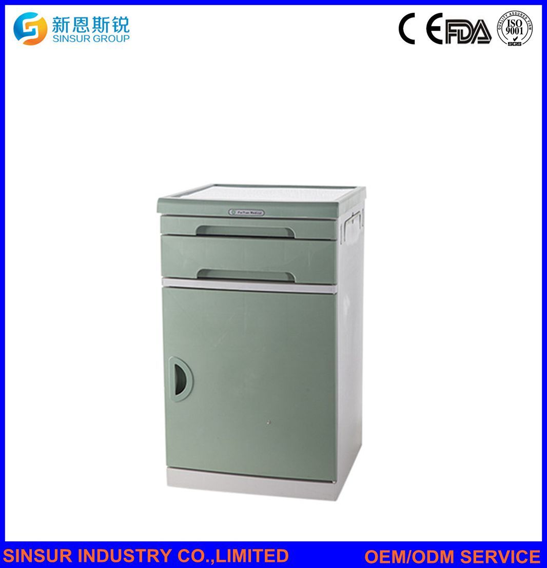 Patient Ward Use ABS Plastic Hospital Bedside/Medical Cabinet