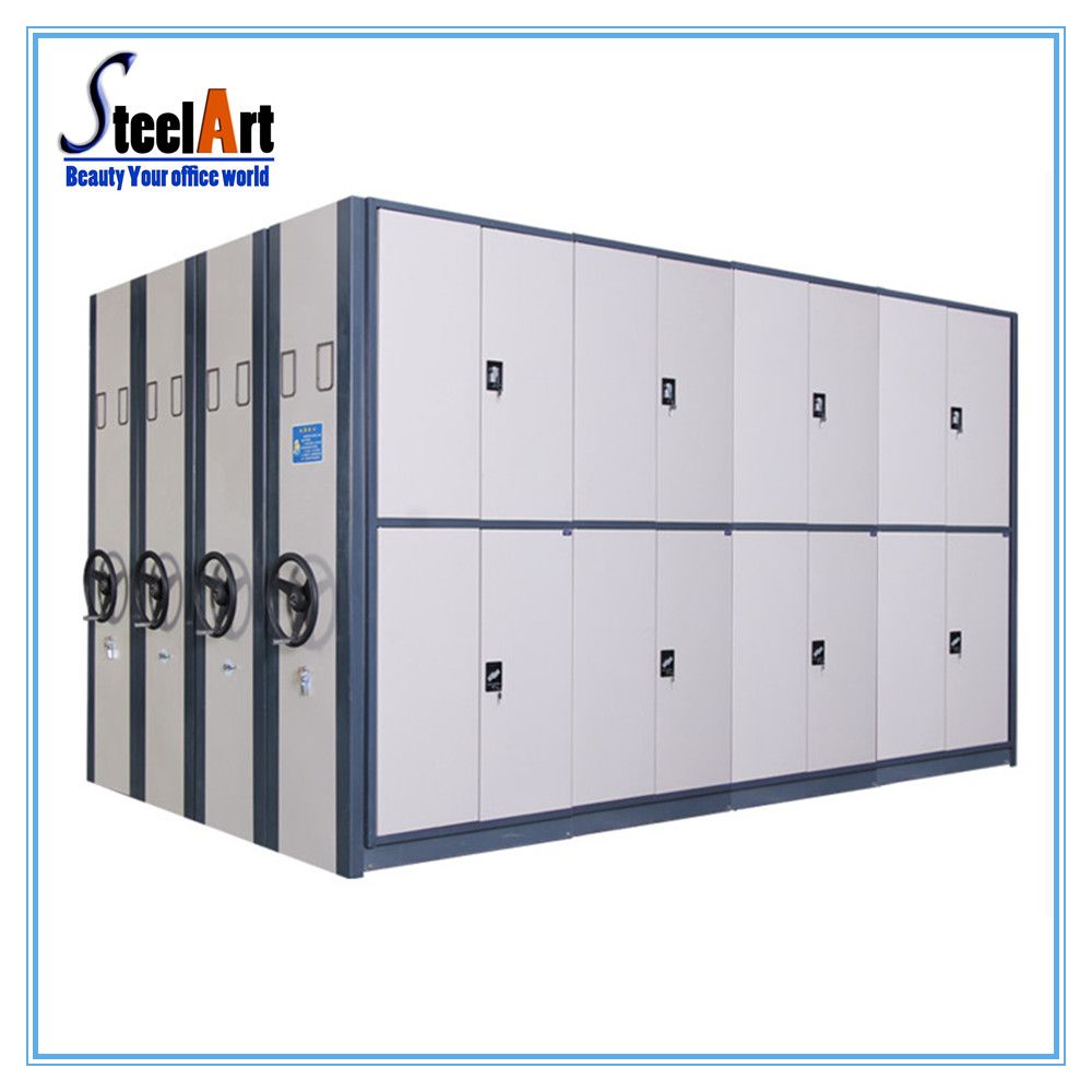 Modern Design Book Storage Mobile Shelving System