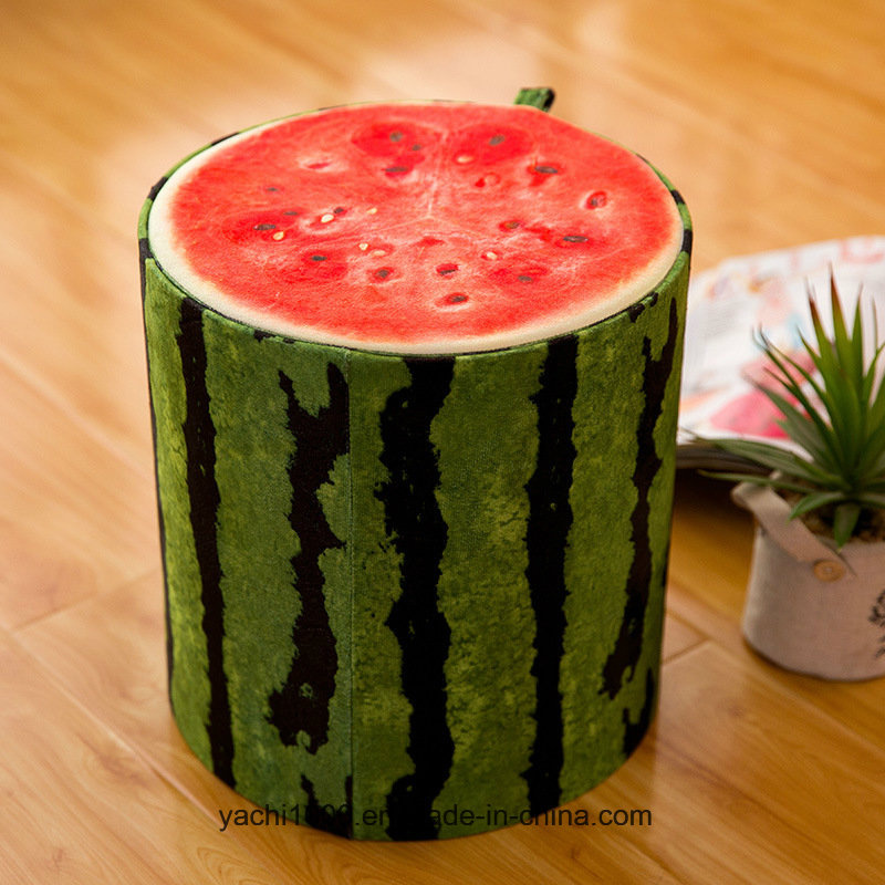 Creative Plush Fruit Stool, Storage Box Toy