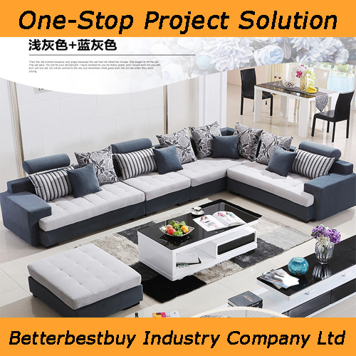 L Shape Sofa with Armrest