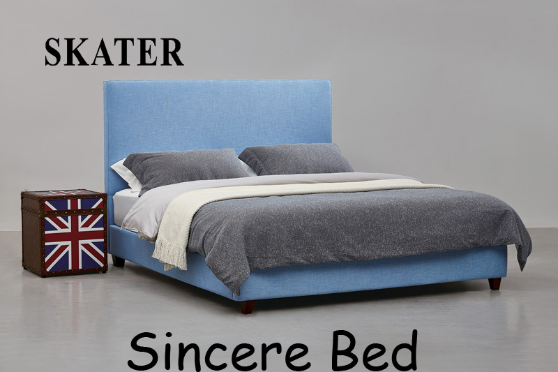 Sk08 American Style Bedroom Fabric Bed