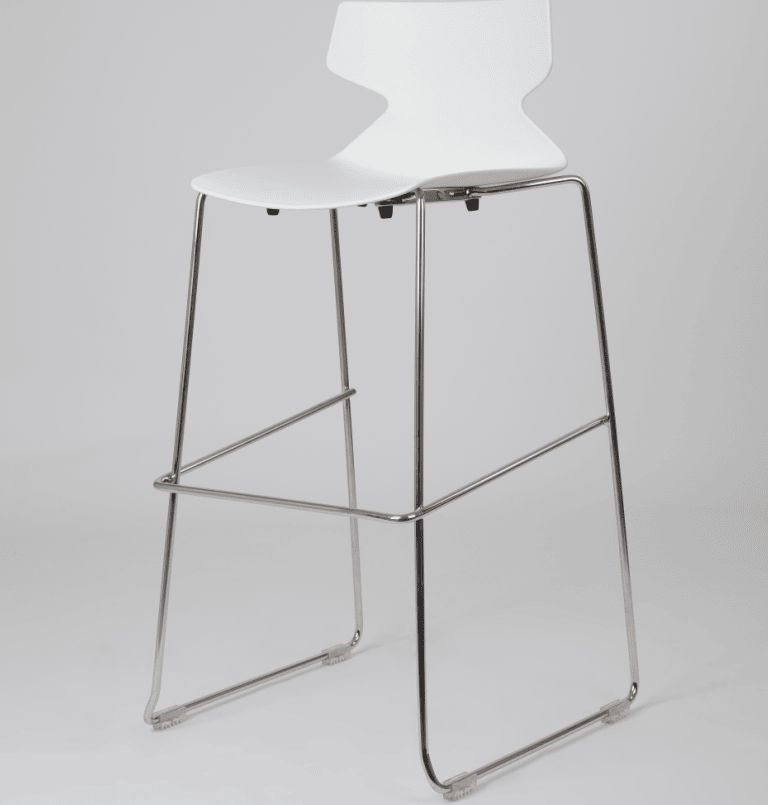 High Quality New Design Modern Stainless Steel Plastic Bar Stool