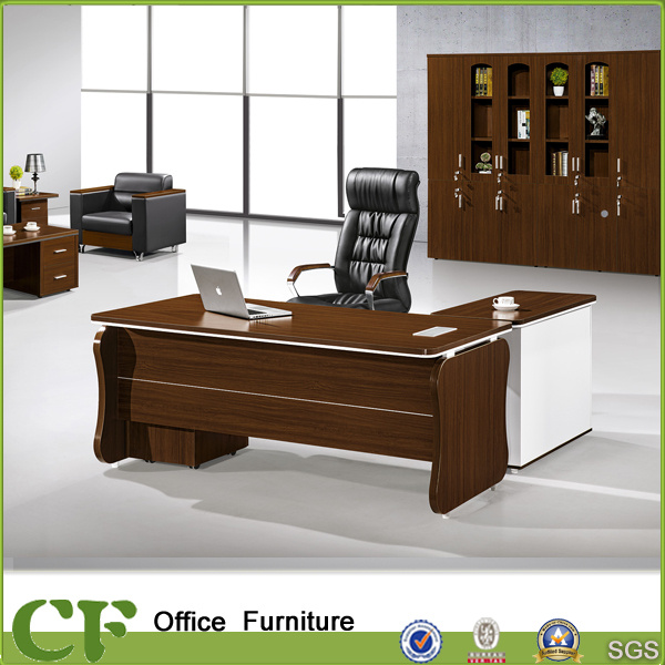 Modern CEO Desk Office Executive Desk with Cabinet