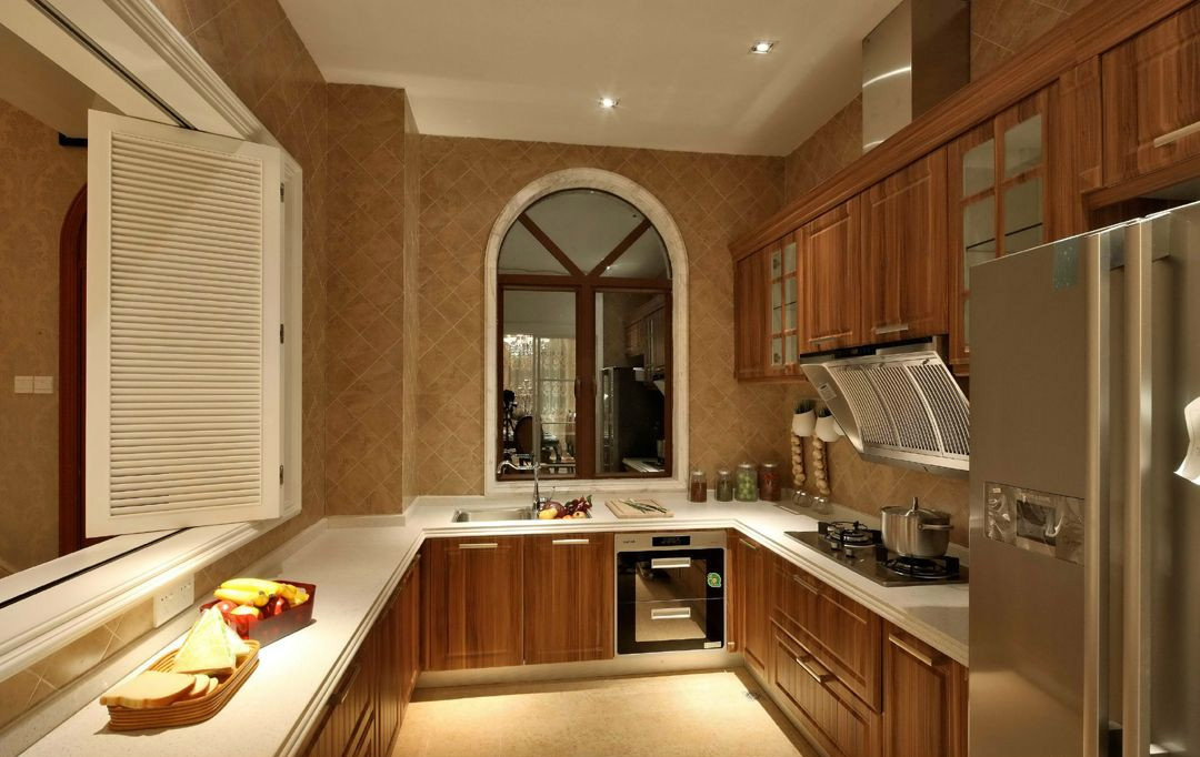 2017 American U Style Wooden Kitchen Cabinet Yb1706175