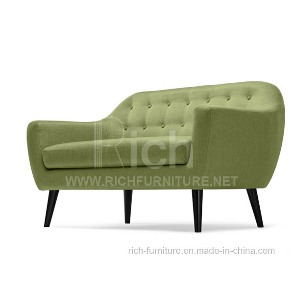New Design Hotel Bedroom Fabric Sofa (2seater)