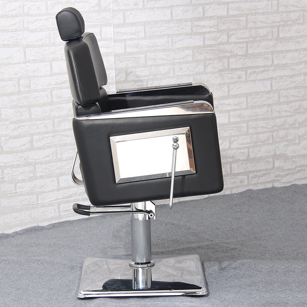 Styling Chair with Headrest Can Lie Down Barber Styling Chair