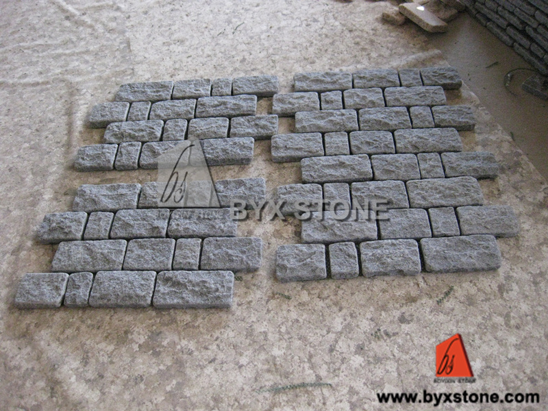 Grey Outdoor Garden Natural Granite Paving Stone/Cobblestone