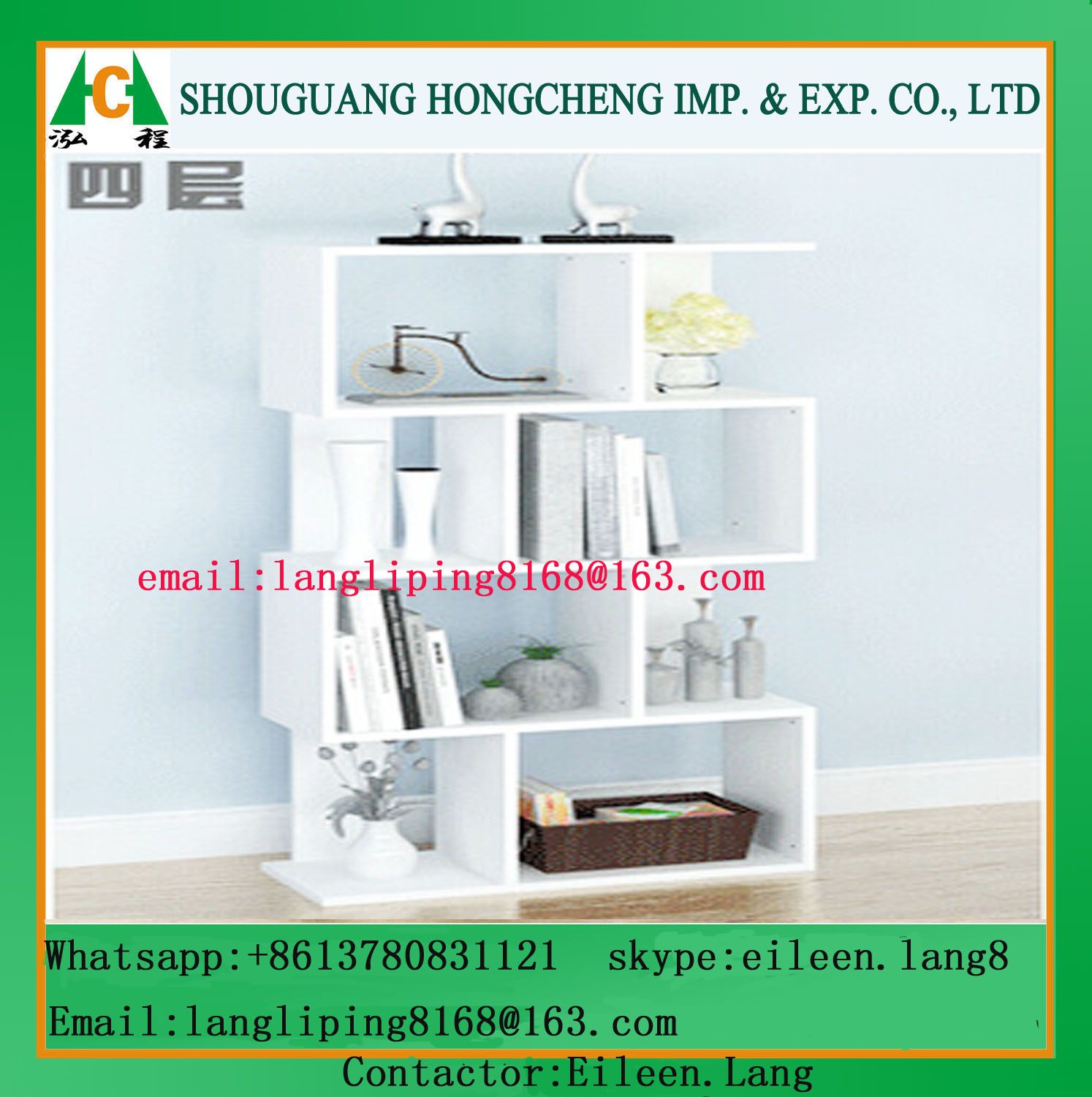 Home Furnituer Wooden Bookshelf
