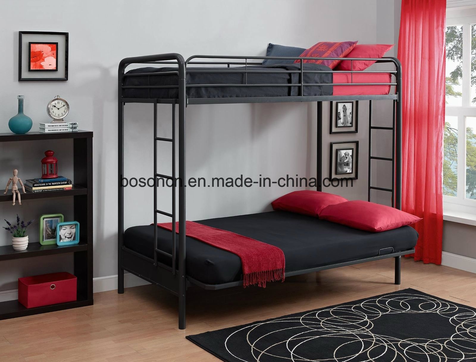 Multi-Functional Metal Bunk Bed