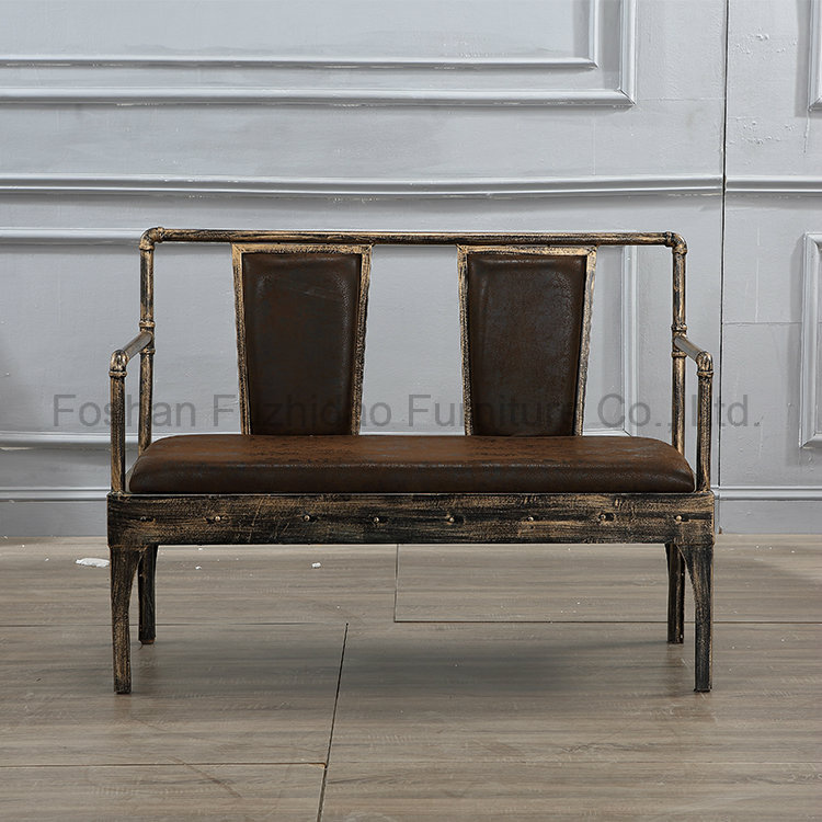 Old Design Antique Double Seat Restaurant Chair for Dining Room