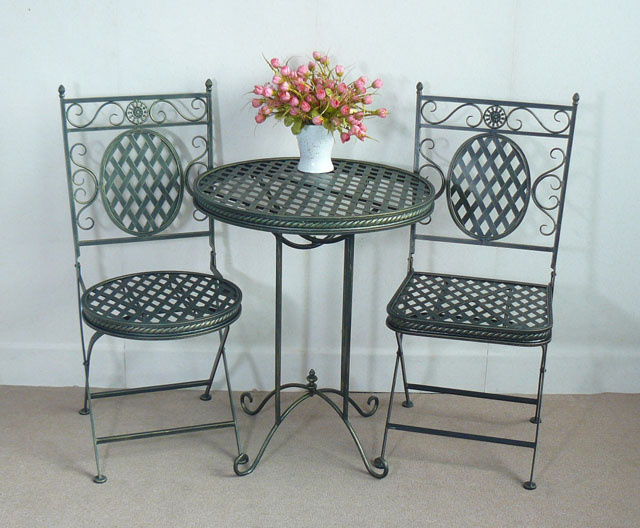 Antique Green Powder Coating Patio Furniture