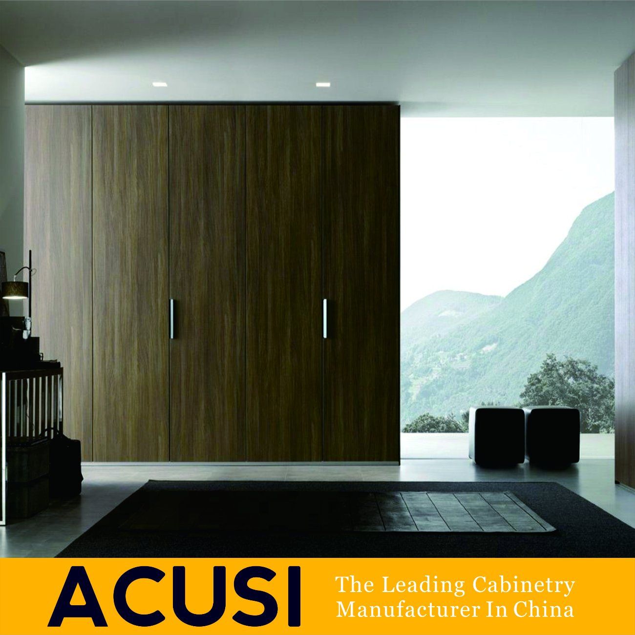 Wholesale Modern Simple Style Hinged Door Bedroom Wardrobe (ACS3-H26)