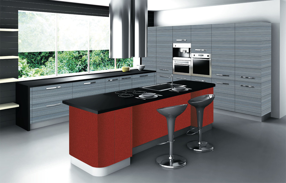 Superior Supplier of MDF Kitchen Cabinet (ZH-9621)