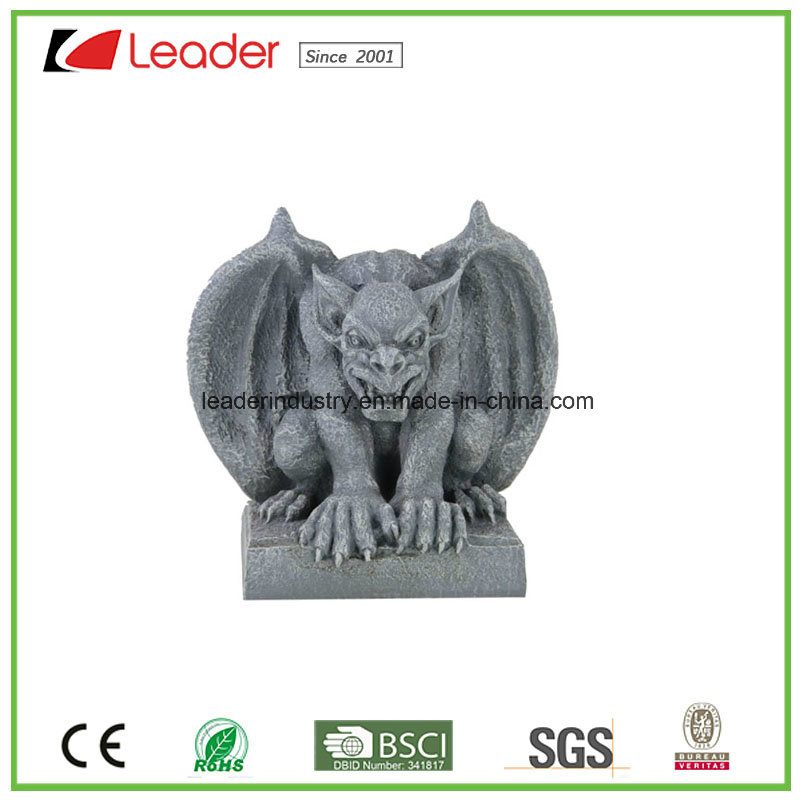 Hand Painted Polyresin Gargoyle Statue Home and Garden Decor