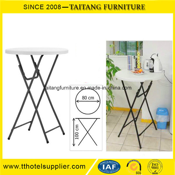 80cm Plastic Cocktail Table for Coffee Weddig Banquet