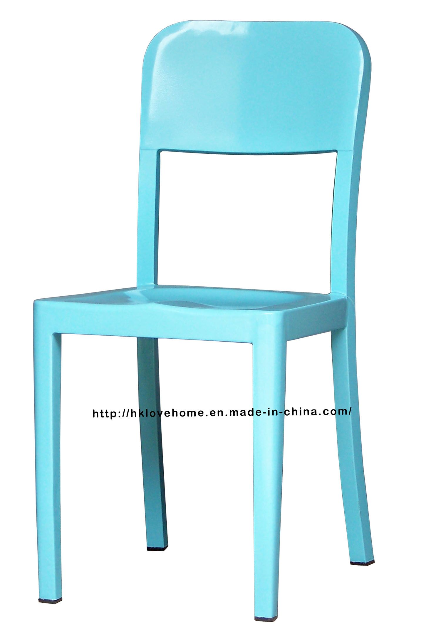 Emeco Metal Dining Restaurant Coffee White Navy Chair
