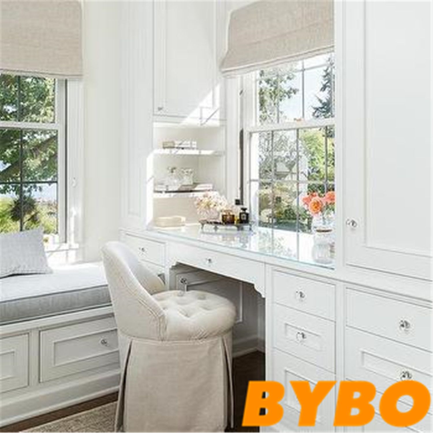 China Products/Suppliers. UV High Gloss 2 Doors Flush Sliding Door Wardrobe by-W18-09