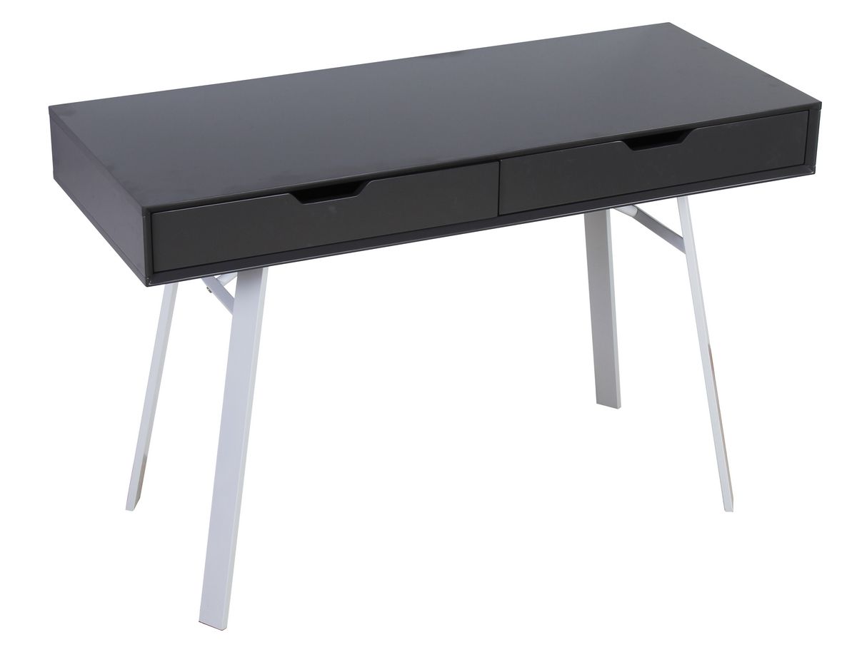 Desk with Wooden Frame for Home Laptop Use