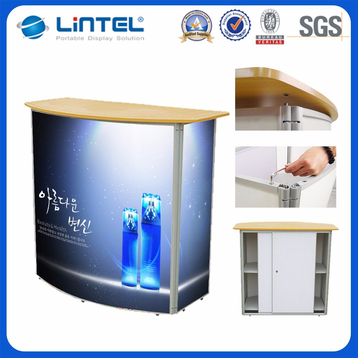 Aluminum Sales Promotion Counter