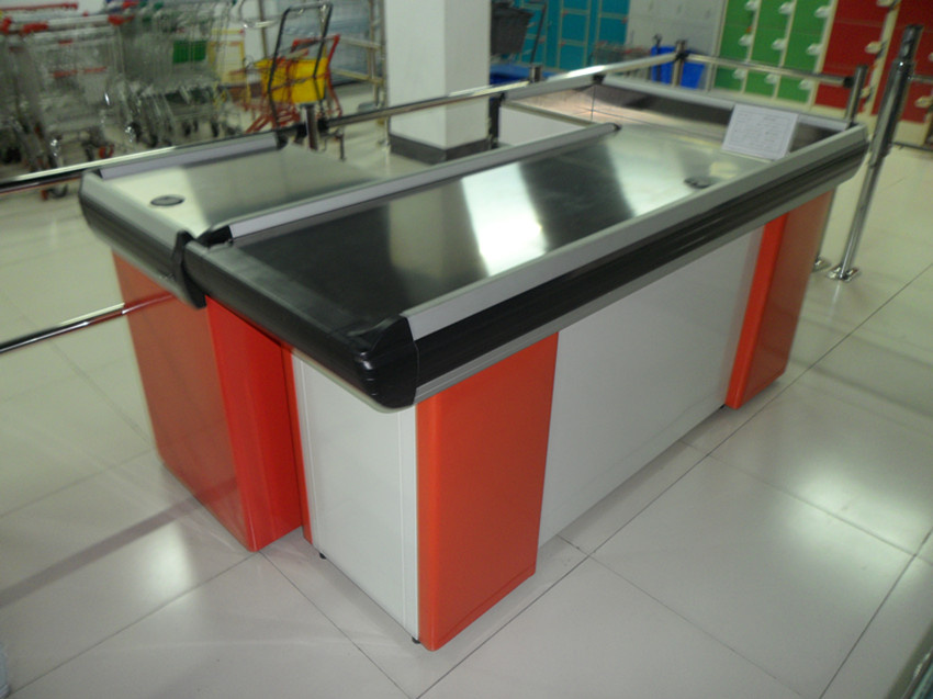 Supermarket Checkout Cash Register Counter Table