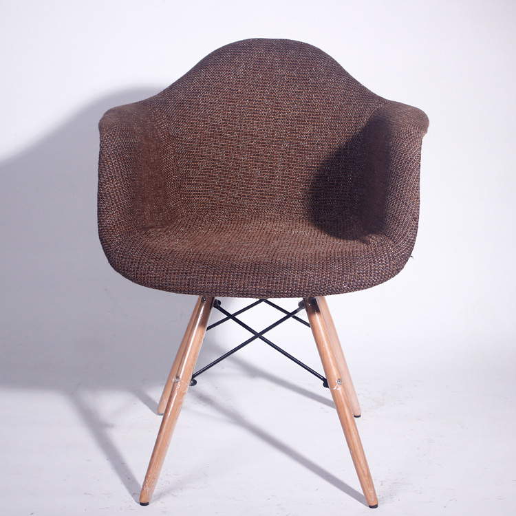 Room Pure Color Fabric Patchwork Chairs