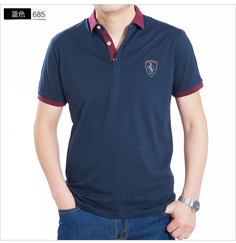 New Design Custom Men Cotton Solid Color Pique Polo Shirts