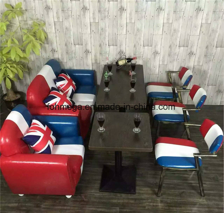 UK Style Lounge Cafe Sofa and Table (FOH-WRS103)