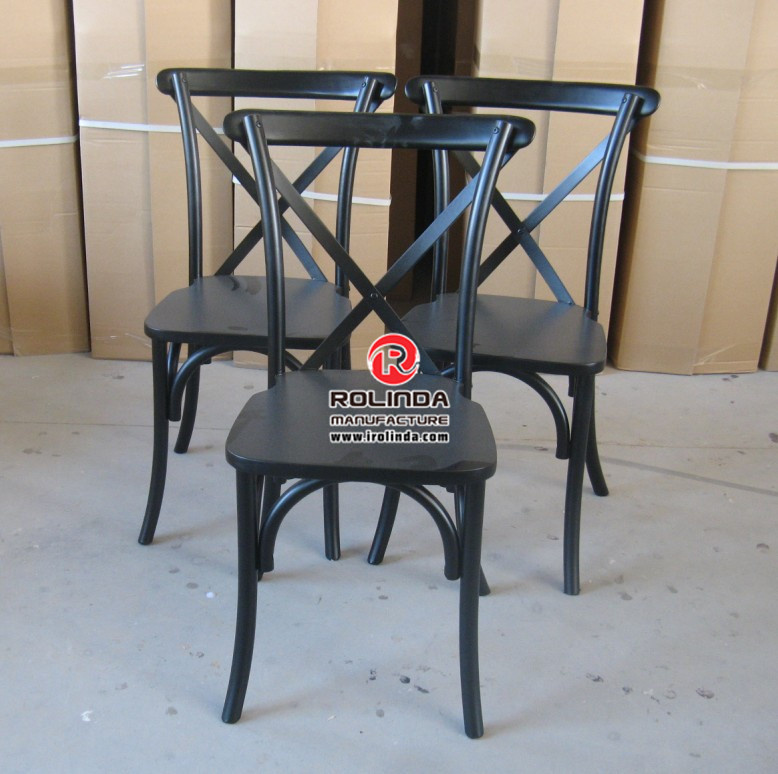 High Quality Rental Wedding Cross Back Chair