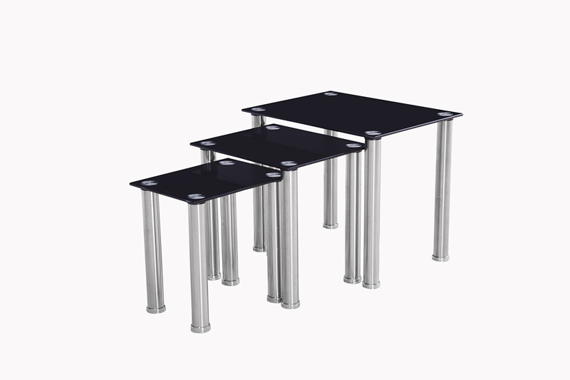 Nesting Table Glass Coffee Table Simple Design (CT096)