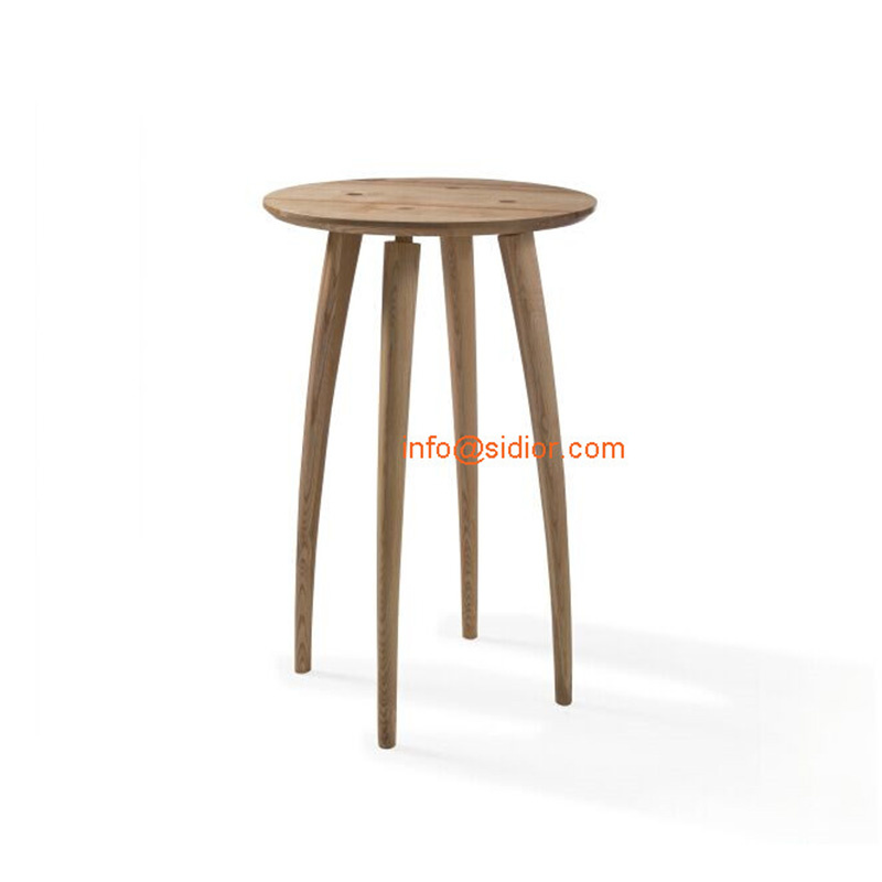 (SD-8402) Modern Hotel Restaurant Club Furniture Solid Wood High Bar Table